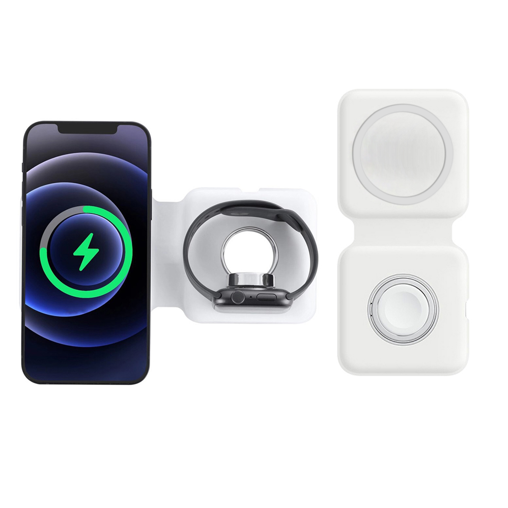 Xwatch Smartwatch - 2IN1 Magsafe Duo manyetik kablosuz şarj