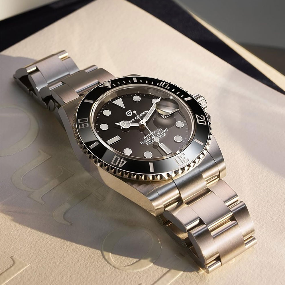 Rolex Watch Submariner - 43mm Dalış Saati PAGANI TASARIM Otomatik