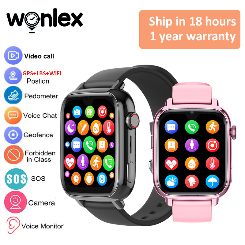 Smartwatch Watches For Children - Wonlex KT34 Çocuk Akıllı Saat 4G