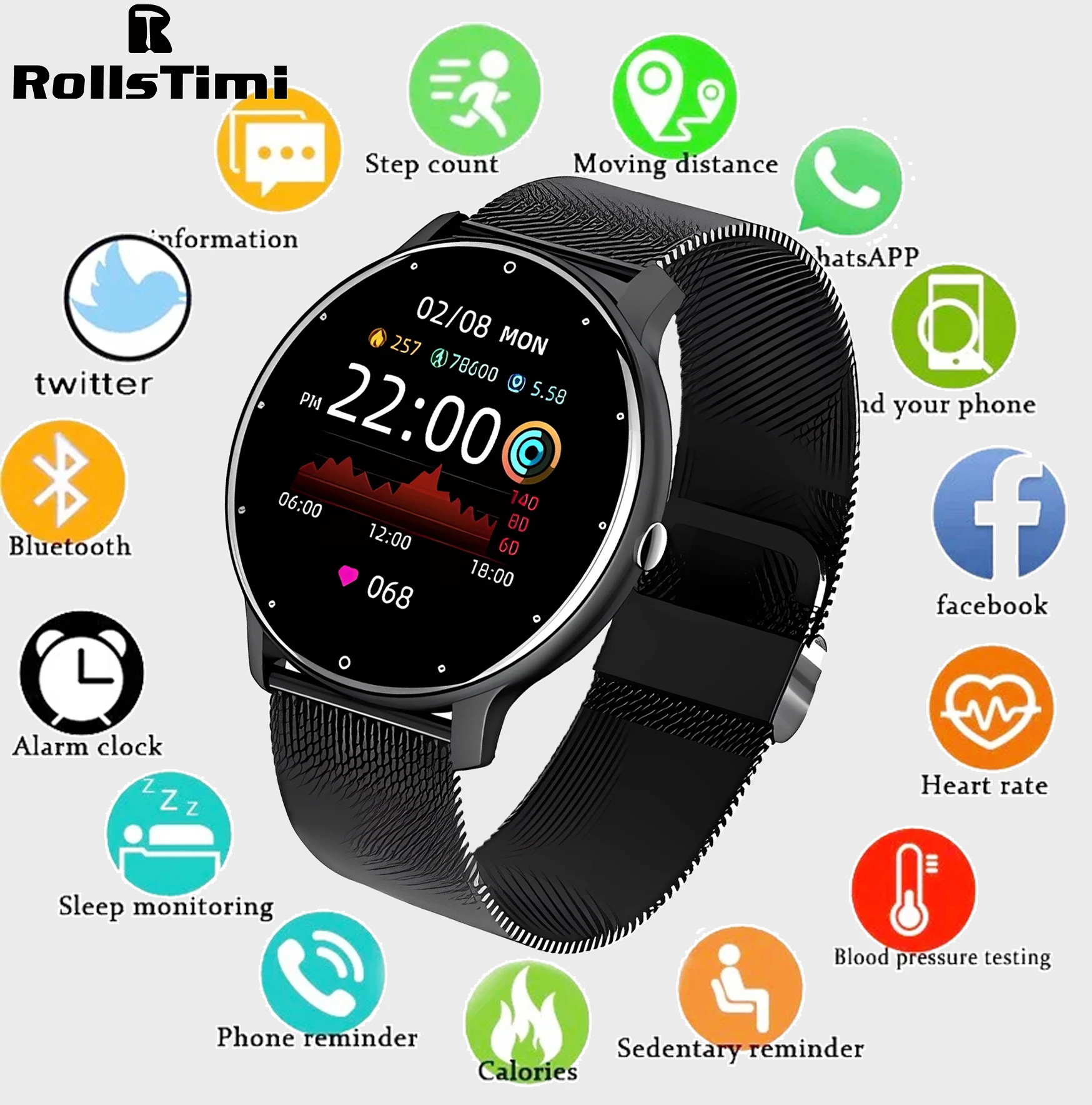 Watch Iwo - Akıllı saat erkekler Bluetooth çağrı 24