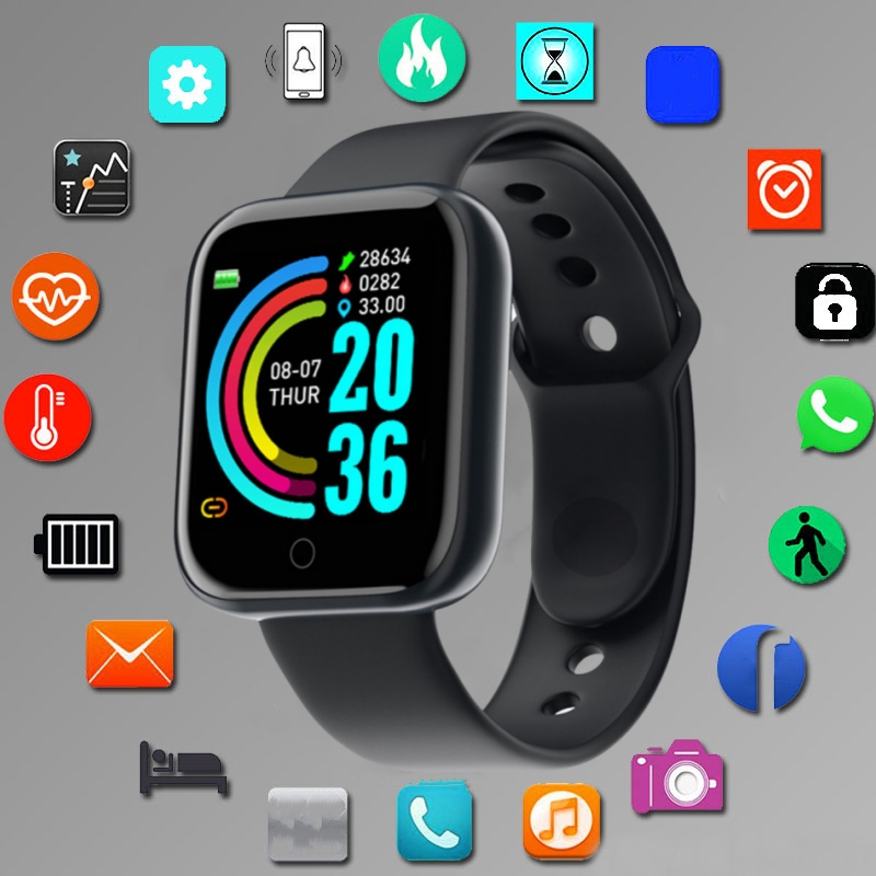 Smartwatch Digital Watches For Women - Erkekler Smartwatch akıllı saat spor saatler