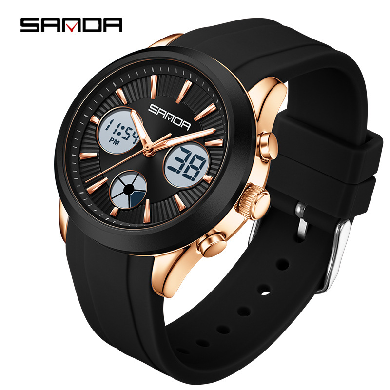 Smartwatch Watches For Women Smart - SANDA elektronik saat ışıklı 3 saatlik