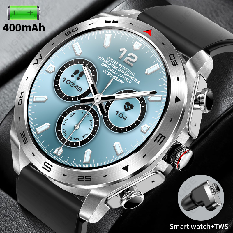 Yeni Akıllı Saat TWS 2'si 1 Ar - Smartwatch Noise Watches For Men incelemesi ve fiyatı