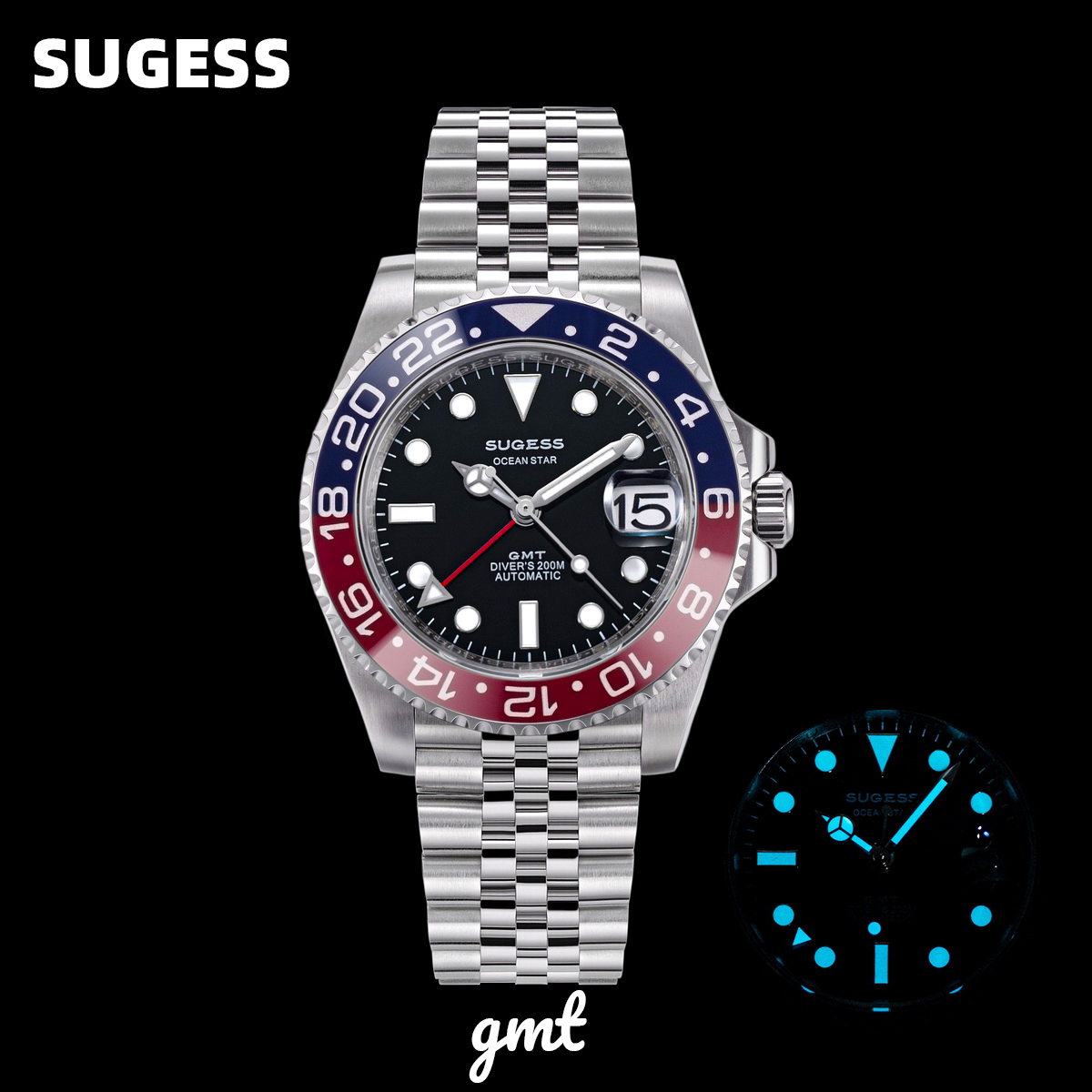 Sugess GMT Erkek Dalış Saati O - Rolex Watch Submariner incelemesi ve fiyatı