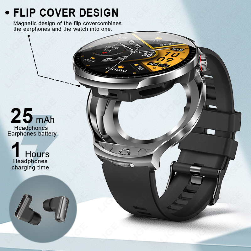 LIGE 2026 Yeni TWS 2'si 1 Arad - Smartwatch Noise Watches incelemesi ve fiyatı