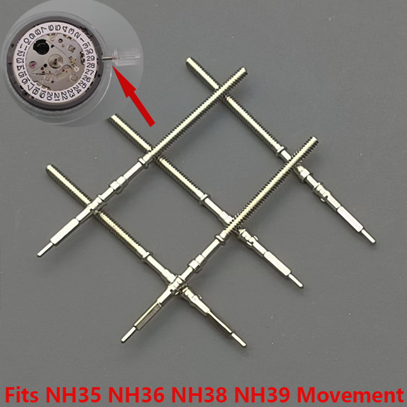 2/4 adet NH35 NH36 Mekanizma K - Watch Crown Stem incelemesi ve fiyatı